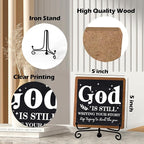 Home Decor, Farmhouse Shelf Decor For Living Room, Boho Aesthetic Table Decorations, Christian Gifts For Women Men, Entryway Tv Stand Fireplace Mantle Coffee Table Decoration (story-02)