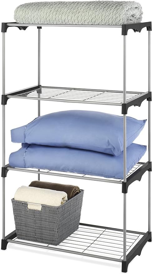 Whitmor Modern Industrial Freestanding Closet Organizer