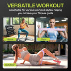 Fabric Resistance Bands for Working Out – 5 Strength Levels from Extra Light to Extra Heavy – Thick Workout Bands for Legs, Glutes, HIPS, Stretching, Strength Training with Storage Bag