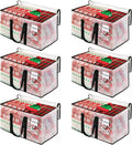 BlissTotes Moving Bags, 76L 6-Pack Storage Bags, Moving Box Heavy Duty Extra Large, Moving Totes with Zipper, Reinforced Handles Boxes for Packaging Moving, Decorative Wreath Storage