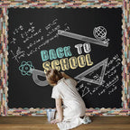 Whaline 65.6Ft Inspirational Quote Bulletin Board Borders Motivational Border Trim Self Adhesive Growth Mindset Scalloped Craft Border Decor for Back to School Chalkboard Whiteboard Wall Board Decor
