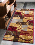 Unique Loom Barista Collection Area Rug - Kouillou (2' 2" x 5' 3" Runner, Multi/Brown)