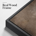 Framed Neutral Abstract Wall Art, Modern Brown Canvas Prints Artwork for Walls, Contemporary Minimalist Square Pictures for Living Room Bedroom Dining Room Hallway Office Wall Decor, 30x30 In