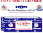 Satya Sai Baba Nag Champa Incense Sticks 250g (Worlds Largest Exported Incense)