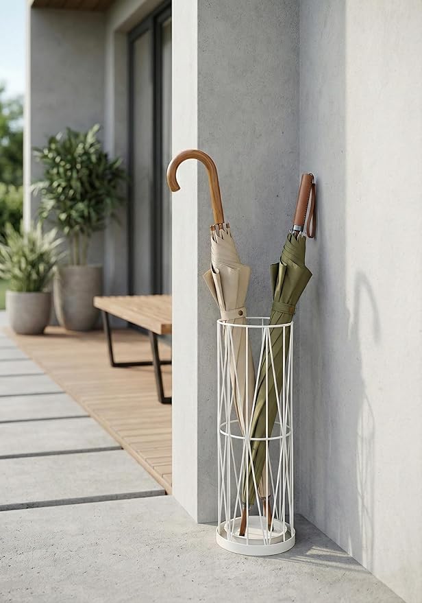 Mango Steam Pluvian™ Soakstone™ Umbrella Holder (Regular, White)