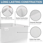 Criusia Drawer Organizer Clothes, 8 Pack Underwear Drawer Organizer, Foldable Closet Organizers and Storage Dresser Drawer Dividers for Clothes, Socks, Scarves, Ties (White)
