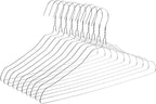 Mr. Pen- Wire Hangers, 10 Pack, Metal Hangers, Wire Hangers for Clothes, Wire Coat Hangers, Metal Clothes Hanger, Silver Hangers, Shirt Hangers, Slim Hangers, Thin Hangers, Standard Hangers