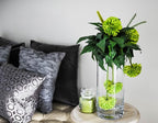 WGVI Quality Thick Weighted Clear Cylinder Glass Vases, 4" W x 6" H, Flower Arrangement Glass Candle Holders Wedding Centerpieces Terrarium Planter Floral Storage Container Pen Brush Holder, 1 Piece