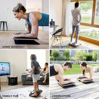 Plankpad PRO Get fit Playing Games & Workouts; Plank & Balance Board with free iOS/Android App & 10 Games; Dynamic Abs & Core Fitness Training; Only 3 Minutes a Day.