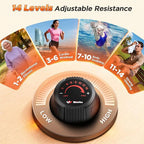 Elliptical Exercise Machine for Home Use, Elliptical Machine with Hyper-Quiet Magnetic Drive System, 14-Level Resistance Adjustment, 15.5IN Stride, 300LBS Weight Capacity, Tablet Holder