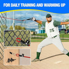 Baseball Resistance Arm Bands - Baseball Bands for Arm Strength, Durable Baseball Bands with Interchangeable Grips, Ideal for Baseball Training, Warm-Ups & Beginner Learning