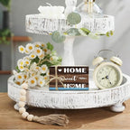 Mini Decorative Books For Home Decor, Small Wood Book Stack For Table Decor, Home Sweet Home decoration Books For Living Room Bookshelf, Farmhouse Stacked Books decoration（L48)