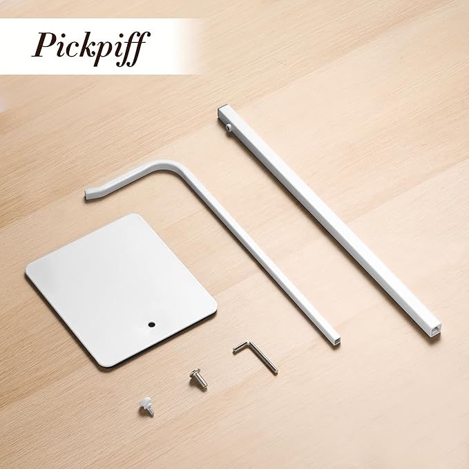 pickpiff Adjustable Purse Display Stand - White Tabletop Display Holder for Handbags, Wreaths and Banners, for Home Closets, Retail Displays and Vendor Booths (1-Pack) | Non-Slip Base