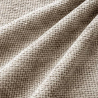 MIULEE Pack of 4 Couch Throw Pillow Covers 22x22 Inch Khaki Soft Decorative Chenille Pillow Covers Farmhouse Accent Cushion Covers for Boho Home Decor Sofa Bedroom Living Room