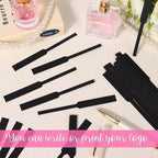 1000 Pcs Black Perfume Test Strips Disposable Fragrance Strips Perfume Paper Test Strips Premium Fragrance Blotter Strips Essential Oils Test Card for Scents Aromatherapy Testing
