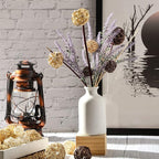 Patelai 36 Pcs Wicker Rattan Balls Decorative Balls for Vase Centerpiece Bowls Orbs Filler for Home Decor,4 Sizes(White, Wood Color, Light Tan, Coffee,2.4'',2'',1.6'',1.2'')