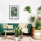 Yayoi Kusama Inspired Poster Japanese Botanical Wall Art Abstract Yayoi Kusama Print Modern Ukiyo-e Japanese Gallery Wall Decor 8x10in Unframed for Home Bedroom Decorations