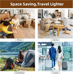 15 Pack Vacuum Compression Bags for Travel, Carry-on Size Seal Packing Cubes for Luggage, Vacuum Storage Bags, Space Saver for Clothes 80% for Travel & Home.（No pump）