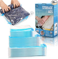 Compression Bags for Travel - Travel Essentials - 25 Pack Space Saver Bags - No Vacuum Needed - Compression Packing Bags for Cruise Accessories