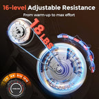 YOSUDA Elliptical Exercise Machine, 3-in-1 (Elliptical + Cardio Climber + Stair Stepper) Elliptical Machine for Home with 45°Incline, 15.5 in Stride, 16-Levals Resistance, Quiet Magnetic System