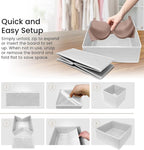 Reli. Dresser Organizer (14 Pack) | Drawer Organizer Clothes | Nursery Organization & Baby Clothes Organization for Drawer | Foldable Fabric Dresser Dividers for Bra, Nursery, Underwear, Socks (White)