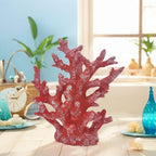 Etlemonde Beach Coastal Decor Coral Reef Home Decor Coral Statue Sculpture Home,Desk,Bathroom,Desktop Shelf Statue,Marine Themed Gifts