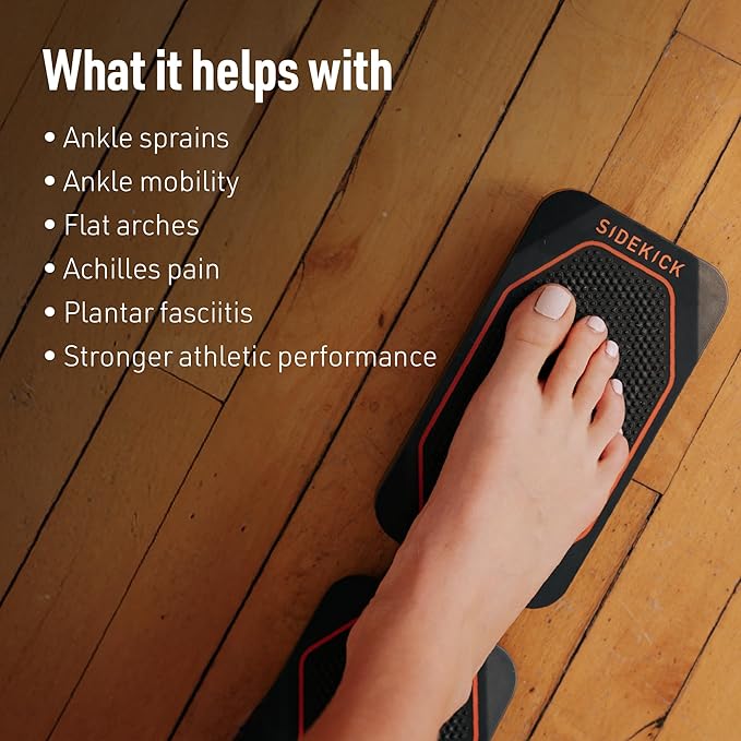 SIDEKICK AxisBoard Pro Balance Board for Foot & Ankle Rehab | Physical Therapy Training System for Ankle Sprains, Achilles Pain & Plantar Fasciitis | Includes PT Guide + Sidekick App