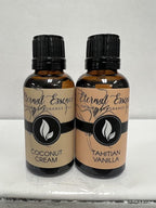 Eternal Essence Oils 2 Pack 30ml Premium Fragrance Oil - Coconut Cream & Tahitian Vanilla - for Candle, Soap Making, Aromatherapy, Diffusers, Home Care, & Humidifiers
