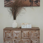 Decorative Books for Home Decor, Wooden Faux Book for Decoration, Farmhouse Stacked Display Books (Home Sweet Home)