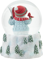 Precious Moments ‘Tis The Ski-Son to Be Jolly Annual Snowman Musical Snow Globe – Resin & Glass Holiday Keepsake – 231103