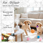 HIQILI Love of Water Diffuser Oil for Aromatherapy, Inspired by Kenz. o's L'Eau, Water or Waterless Difffuser, Wool Dryer Balls - 0.34 Fl Oz