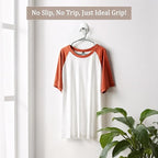 Utopia Home Plastic Hangers 30 Pack - Perfect Space Saving Clothes Hanger - Durable and Strong - Perfect Closet Organizers with Shoulder Grooves (Grey)