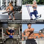 Functional Fitness Pull Up Bands Resistance Bands | Exercise Bands for Working Out | Long Stretch Bands for Exercise, Training Bands, Resistance Bands for Stretching