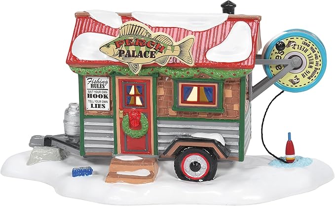 Department 56 Original Snow Village Perch Palace Lit Building, 4.53 Inch, Multicolor