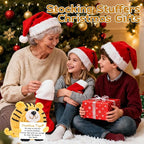 Positive Crochet Tiger Funny Valentine's Day Birthday Gifts for Women Men Coworkers Friend Daughter Dad Son Appreciation, White Elephant Small Xmas Stocking Stuffers Thanksgiving Emotional Cute Decor