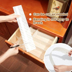 Vesici 80 Pcs Drawer Dividers Adjustable Plastic Organizer DIY Separators Storage Dividers for Socks, Underwear, Makeup, Tidy Kitchen, Bedroom, Dresser(White)