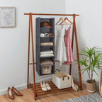 GRANNY SAYS 6-Shelf Hanging Organizer for Closet, Separable to 2 Pack 3-Shelf Hanging Shelves, Hanging Organizer for Bedroom, Ash Gray
