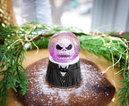 Disney The Nightmare Before Christmas Jack Skellington Adult 3-Inch Mini Light-Up Snow Globe with Glitter