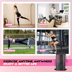 Resistance Bands for Working Out with Guide, 4 Workout Bands for Women & Men, Fabric Exercise Bands for Legs, Hip, Glute, Butt, Booty Bands Set for Yoga, Pilates, Strength