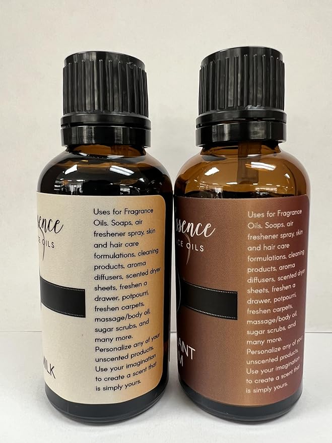 Eternal Essence Oils 2 Pack 30ml Premium Fragrance Oil - Spiced Coconut Milk & Red Currant & Cream - for Candle, Soap Making, Aromatherapy, Diffusers, Home Care, & Humidifiers