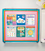 Carson Dellosa 9-Piece Calm Down Corner Posters, 16" x 13" Social Emotional Learning Wall Art for Growth Mindset, Bulletin Board, Circle Time Learning Center, and Classroom Decor