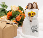 Sister Figurines, Best Sister Gifts from Sisters, Friendship Gift for Women Sisters for Birthday, Christmas