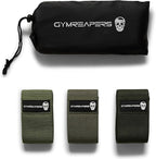 Hip Bands for Booty Workouts | Non Slip Fabric Band Set with 3 Levels - Resistance Bands for Legs & Hip - for Men & Women