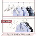 Mr. Pen Gold Metal Hangers - 10 Pack, Wire Coat Hangers for Clothes