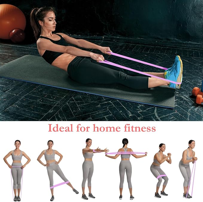 8 Pcs Resistance Bands Pull up Bands Pull up Assistance Bands Exercise Workout Bands for Working Out Muscle Training Physical Therapy Muscle Training Men and Women