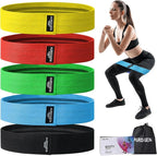 Resistance Bands for Working Out, Exercise Workout Bands for Women & Men, 3 Levels Elastic Stretch Bands for Exercise with Carry Bag for Physical Therapy, Home Fitness, Strength Training, Yoga