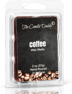 The Candle Daddy Coffee Scented Wax Cubes - Maximum Scent Coffee Wax Melts - Candle Scent Melts for Home, Office - Enjoy Candle Ambience Without Flame Soot - 1 Pack - 6 Cubes - 2 oz