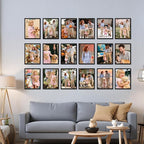 Giftgarden 8.5x11 Picture Frame Set of 18, Multi 8.5 by 11 Certificate Frames Bulk for Award Diploma Document office Wall or Tabletop Display, Black