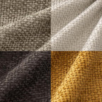 MIULEE Pack of 4 Couch Throw Pillow Covers 20x20 Inch Neutral Gold/Brown Soft Decorative Chenille Pillow Covers Farmhouse Accent Cushion Covers for Boho Home Decor Sofa Bedroom Living Room