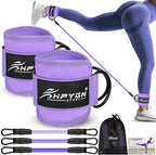 HPYGN Ankle Resistance Bands, Ankle Bands for Working Out with Cuffs, Resistance Bands for Leg Butt Training Workout Equipment for Kickbacks Hip Gluteus Training, Ankle Strap with Exercise Bands